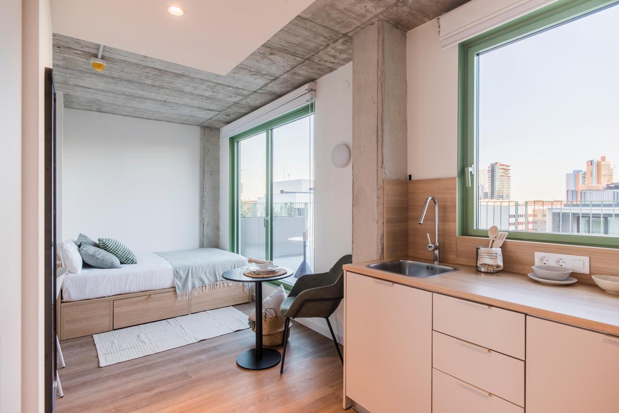 Appartement Exclusivamente Para Estudiantes Lujosas Y Estudios Elegantes En Cristobal De Moura Barcelone